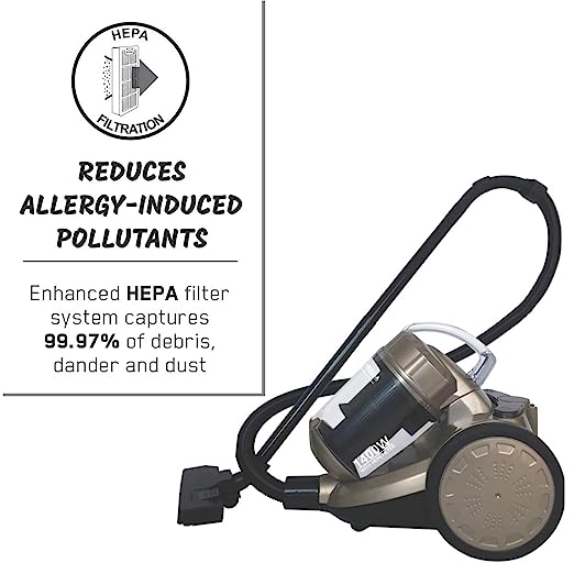 Inalsa Supremo Cyclonic 1400W Bagless Cylinder Vacuum Cleaner with Blower Function,Powerful Suction & High Energy Efficiency| 3L Dust Box Capacity| 2 Years Warranty, (Golden) Inalsa Supremo Cyclonic 1400W Bagless Cylinder Vacuum Cleaner with Blower Function,Powerful Suction & High Energy Efficiency| 3L Dust Box Capacity| 2 Years Warranty, (Golden)